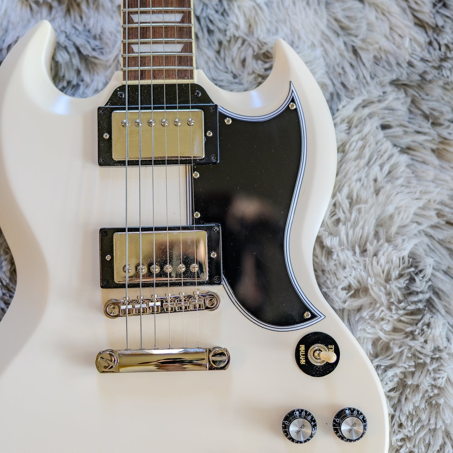MINTY Epiphone '61 Les Paul SG Standard 2021 - Present - Aged Classic White