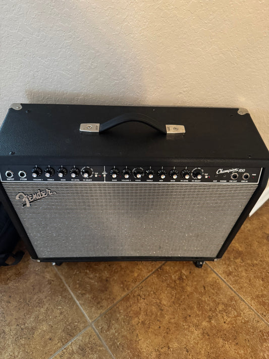 Fender Champion 100 2-Channel 100-Watt 2x12" Solid State Guitar Combo 2013 - Present - Black