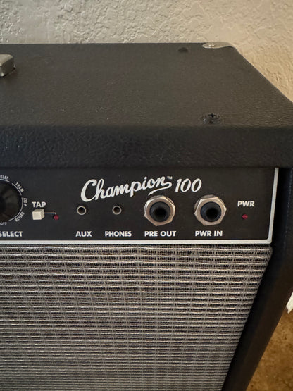 Fender Champion 100 2-Channel 100-Watt 2x12" Solid State Guitar Combo 2013 - Present - Black