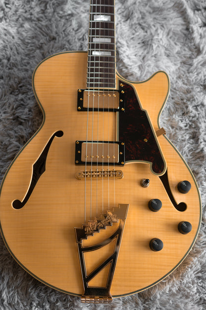 D'Angelico Excel EX-SS Semi-Hollow with Stairstep Tailpiece 2010s - Natural